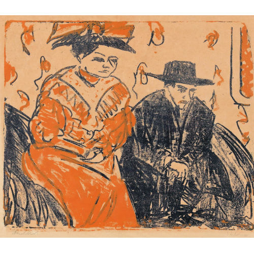 ERNST LUDWIG KIRCHNER : Bruder und Schwester (DOBIASCHOFSKY AUKTIONEN AG)