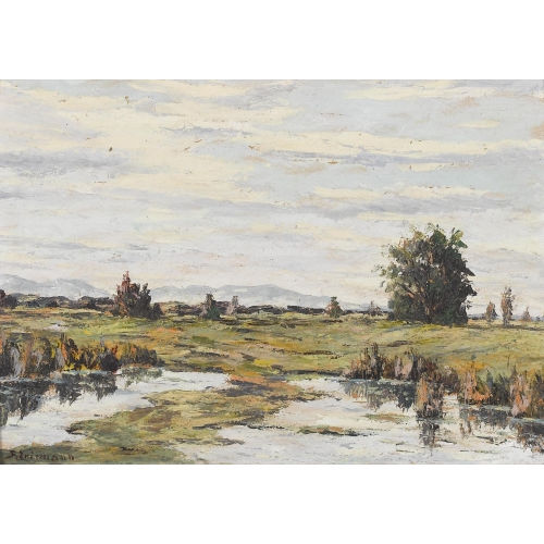 FRIEDRICH JOHANN ERISMANN : 'Im Grossen Moos' (DOBIASCHOFSKY AUKTIONEN AG)