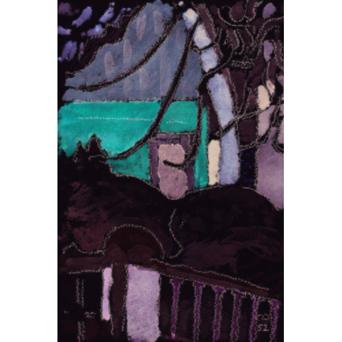 CUNO AMIET : Winterliche Hauspartie (DOBIASCHOFSKY AUKTIONEN AG)