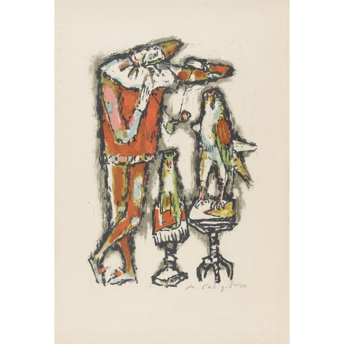 ALOIS CARIGIET : Der Clown und der Falke (DOBIASCHOFSKY AUKTIONEN AG)