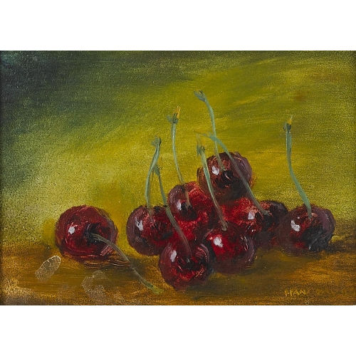 HANS ZAUGG : Stillleben mit Kirschen (DOBIASCHOFSKY AUKTIONEN AG)