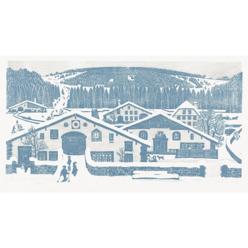EMIL ZBINDEN : 'Winter im Jura' (DOBIASCHOFSKY AUKTIONEN AG)