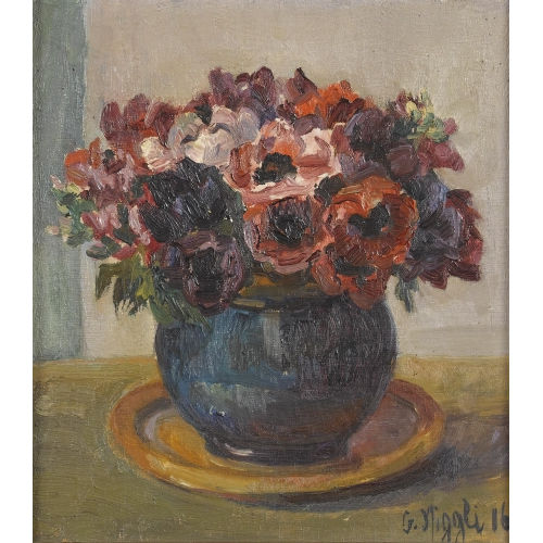 GRET NIGGLI : Stillleben mit Blumen in einer Vase (DOBIASCHOFSKY AUKTIONEN AG)