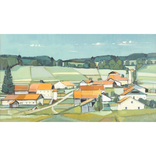 SERGE VOISARD : Sommerliche Juralandschaft (DOBIASCHOFSKY AUKTIONEN AG)