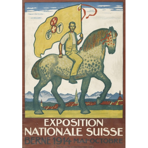 EMIL CARDINAUX : 'Exposition Nationale Suisse 1914' (DOBIASCHOFSKY AUKTIONEN AG)