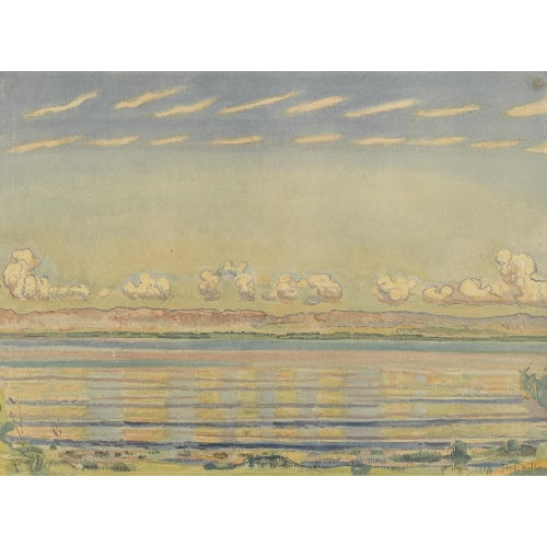 FERDINAND HODLER : Genfersee (DOBIASCHOFSKY AUKTIONEN AG)