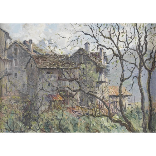 ERNST ZUPPINGER : 'Motiv von Pianascio' (DOBIASCHOFSKY AUKTIONEN AG)