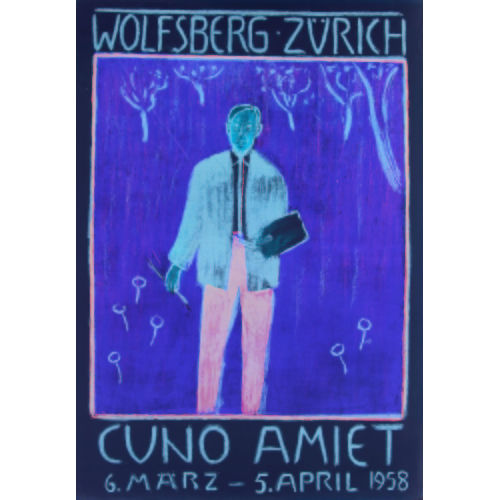 CUNO AMIET : 'Wolfsberg Z�rich Cuno Amiet 1958' (DOBIASCHOFSKY AUKTIONEN AG)