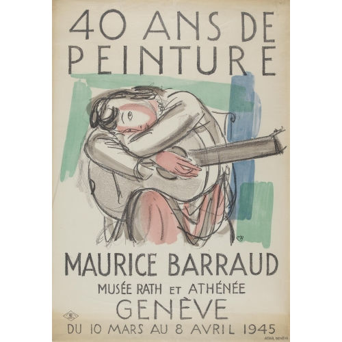 MAURICE BARRAUD : '40 ans de peinture 1945' (DOBIASCHOFSKY AUKTIONEN AG)