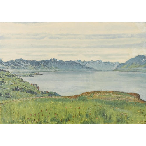 FERDINAND HODLER : Genfersee (DOBIASCHOFSKY AUKTIONEN AG)