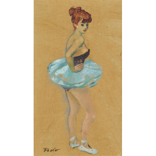 PAUL JAKOB) PAOLO (EIGTL. M�LLER : 'Balletteuse' (DOBIASCHOFSKY AUKTIONEN AG)