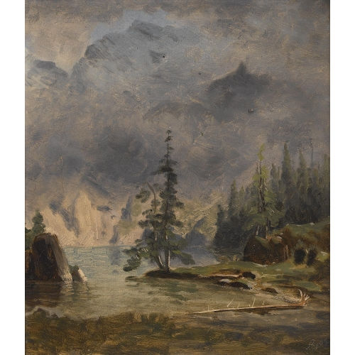 ALBERT HENRY JOHN GOS : 'Lac d′Oeschinen' (DOBIASCHOFSKY AUKTIONEN AG)