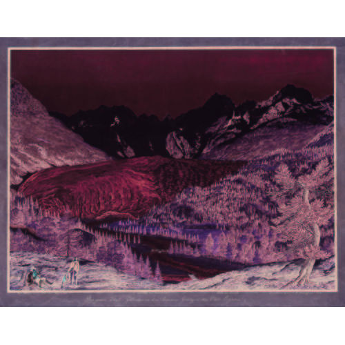 ELIAS EMANUEL SCHAFFNER : 'Der grosse Thal=Gletscher in den Bernina Gebirgen...' (DOBIASCHOFSKY AUKTIONEN AG)
