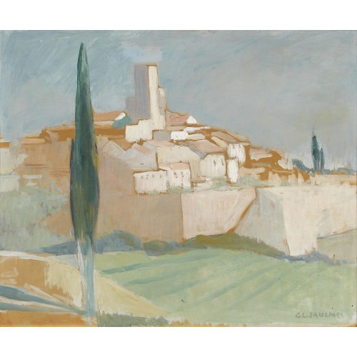 GUSTAVE LOUIS JAULMES : Dorfpartie in S�dfrankreich (DOBIASCHOFSKY AUKTIONEN AG)