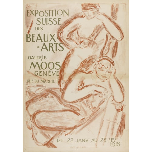 MAURICE BARRAUD : 'Exposition Suisse des Beaux-Arts Galerie Moos 1918' (DOBIASCHOFSKY AUKTIONEN AG)