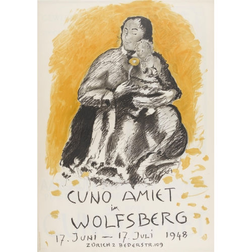 CUNO AMIET : 'Cuno Amiet im Wolfsberg 1948' (DOBIASCHOFSKY AUKTIONEN AG)