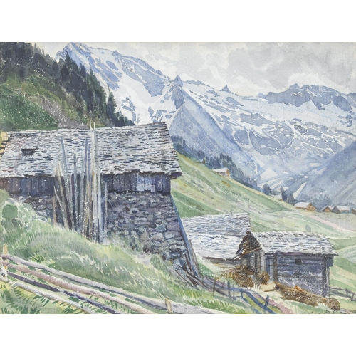 ALFRED SODER : 'Alp Golzern im Maderanertal' (DOBIASCHOFSKY AUKTIONEN AG)