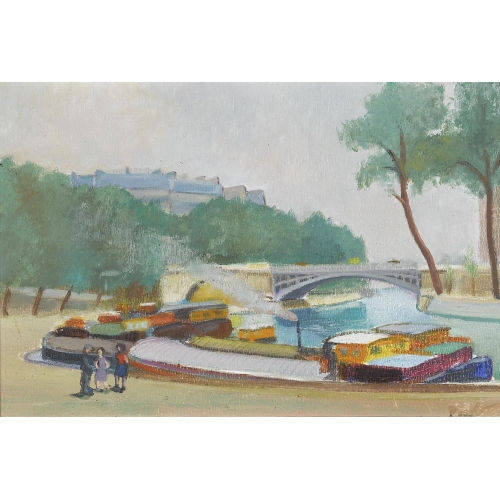 PAUL JAKOB) PAOLO (EIGTL. M�LLER : Le Pont de Sully � Paris (DOBIASCHOFSKY AUKTIONEN AG)
