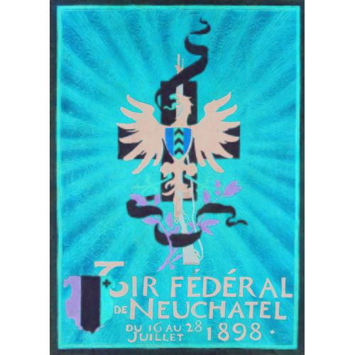 PAUL BOUVIER : 'Tir F�d�ral de Neuch�tel 1898' (DOBIASCHOFSKY AUKTIONEN AG)