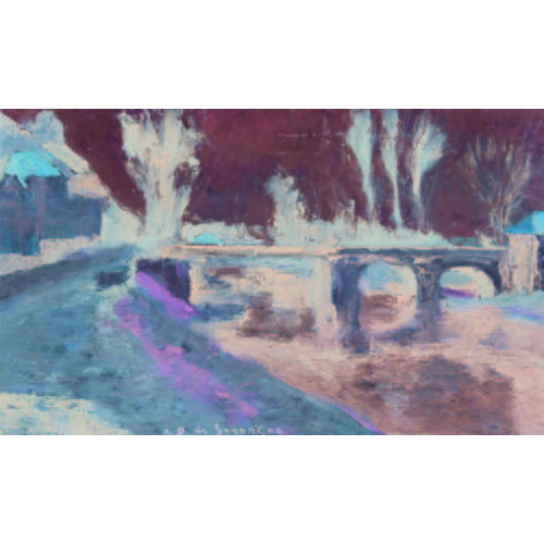 ANDRE ALBERT MARIE DUNOYER DE SEGONZAC : 'Le pont de Chaville' (DOBIASCHOFSKY AUKTIONEN AG)