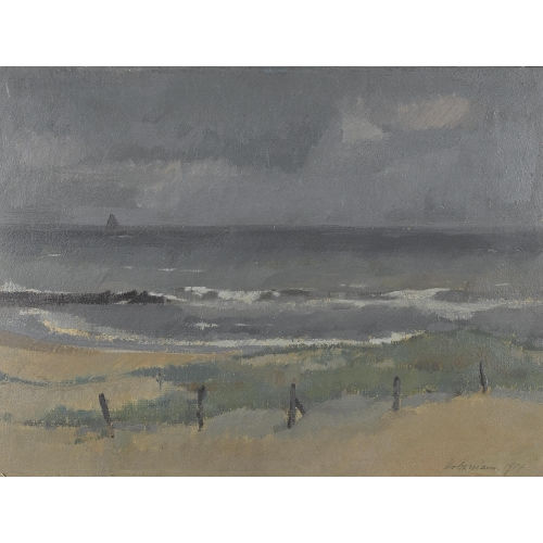 ADOLF HOLZMANN : 'Strand bei Huisduinen' (DOBIASCHOFSKY AUKTIONEN AG)