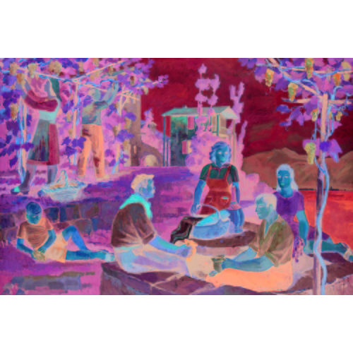 HEINZ BALMER : Picknick in der Pergola (DOBIASCHOFSKY AUKTIONEN AG)