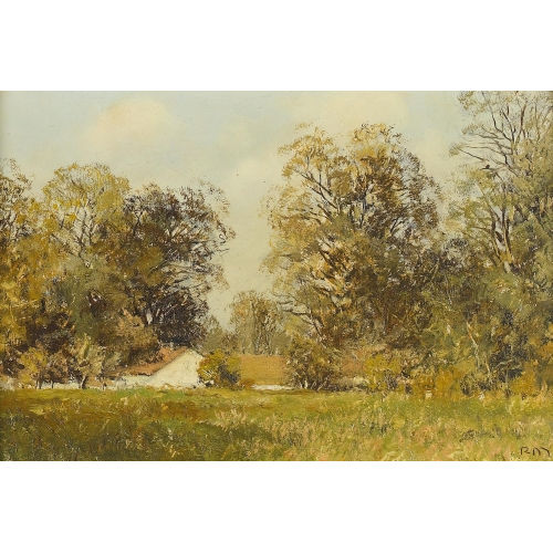 RUDOLF M�LLER : Wiesenlandschaft mit Geh�ft (DOBIASCHOFSKY AUKTIONEN AG)