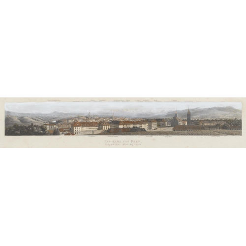 JOHANN HEINRICH LOCHER : 'Panorama von Bern' (DOBIASCHOFSKY AUKTIONEN AG)