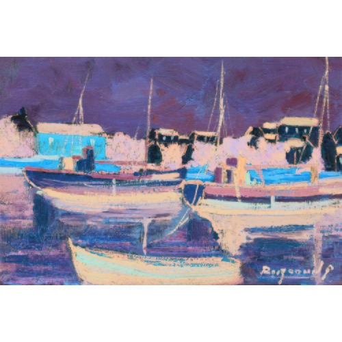 GEORGES BORGEAUD : 'Port Douarnenez' (DOBIASCHOFSKY AUKTIONEN AG)