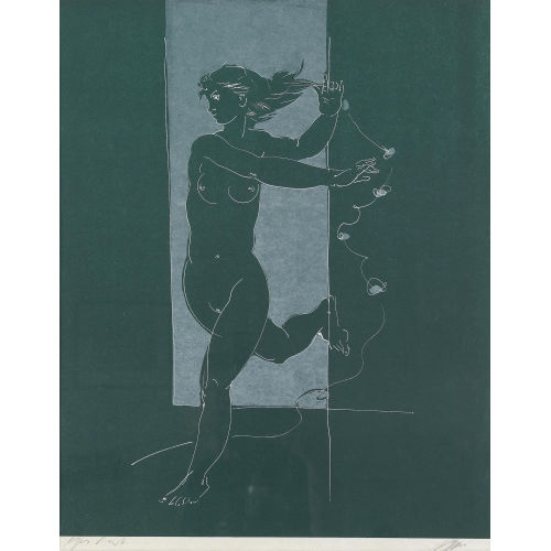 HANS ERNI : M�dchen mit Girlande (DOBIASCHOFSKY AUKTIONEN AG)