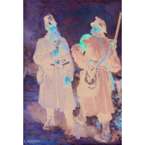 AUGUSTE BACHELIN : 'A la fronti�re' (DOBIASCHOFSKY AUKTIONEN AG)