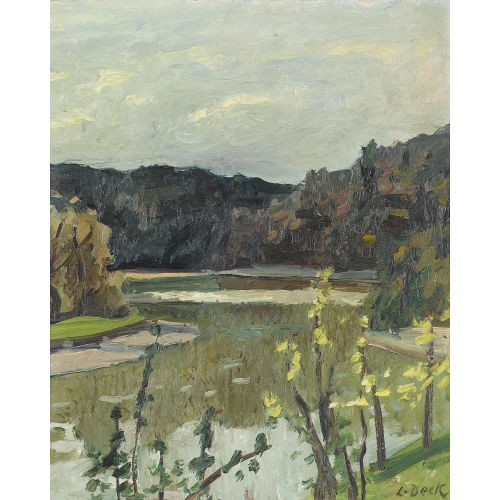 LEO DECK : 'An der Aare' (DOBIASCHOFSKY AUKTIONEN AG)