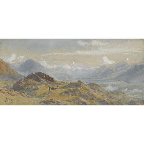 CHARLES JONES WAY : Blick ins Rhonetal (DOBIASCHOFSKY AUKTIONEN AG)