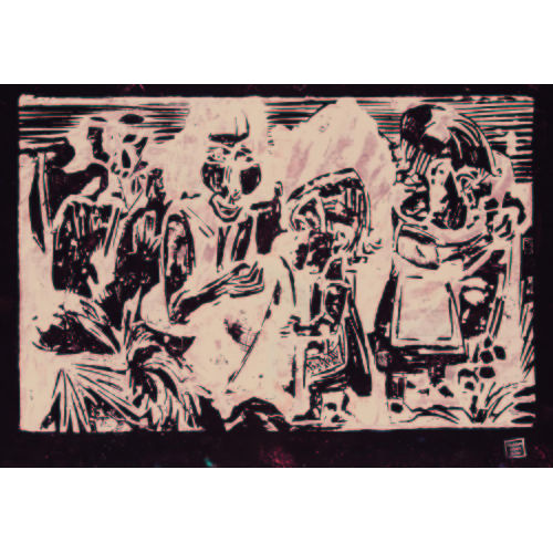 ALBERT M�LLER : Anna M�ller mit Judith und Kaspar - Frau mit Kindern (DOBIASCHOFSKY AUKTIONEN AG)