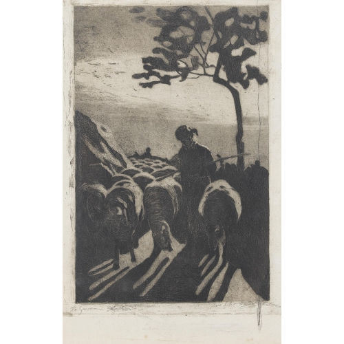 GIOVANNI SEGANTINI : Mondeffekt (DOBIASCHOFSKY AUKTIONEN AG)