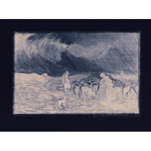 GIOVANNI SEGANTINI : Gewitter auf der Alp (DOBIASCHOFSKY AUKTIONEN AG)