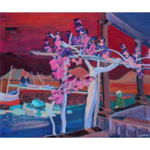 MAURICE BARRAUD : Hafen von Pollen�a auf Mallorca (DOBIASCHOFSKY AUKTIONEN AG)