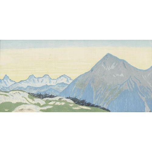 EMIL CARDINAUX : Niesen und Eiger, M�nch und Jungfrau (DOBIASCHOFSKY AUKTIONEN AG)