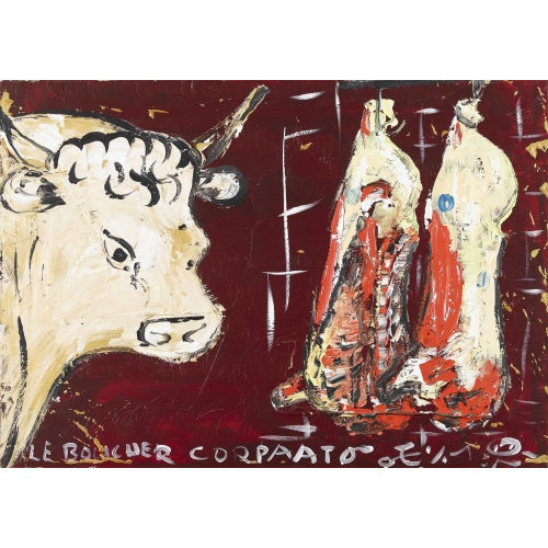 LE (EIGTL. CORPATAUX BOUCHER CORPAATO : Bulle und Fleisch (DOBIASCHOFSKY AUKTIONEN AG)