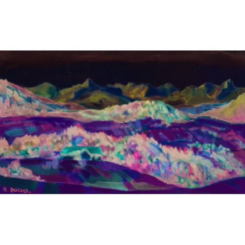 RAYMOND BUCHS : 'Paysage en Haute Singine' (DOBIASCHOFSKY AUKTIONEN AG)