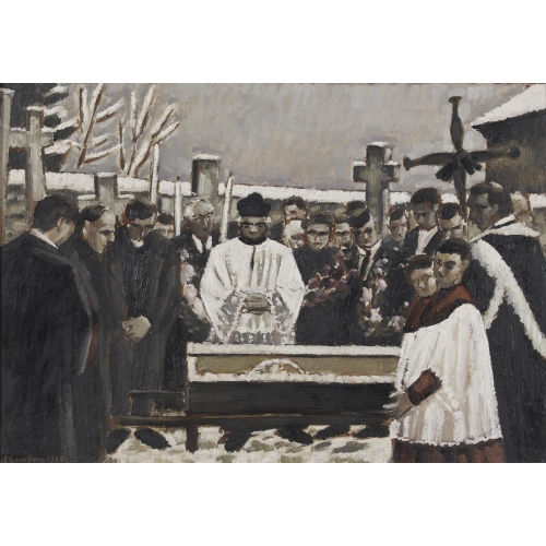 EMILE FRAN�OIS CHAMBON : Das Begr�bnis (DOBIASCHOFSKY AUKTIONEN AG)