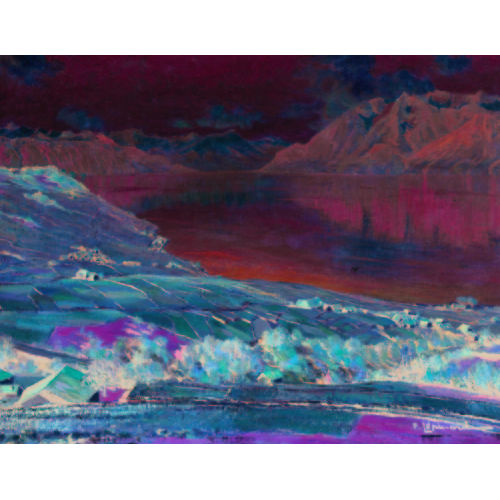 PAUL LEPINARD : Blick �ber das Lavaux auf den Genfersee (DOBIASCHOFSKY AUKTIONEN AG)