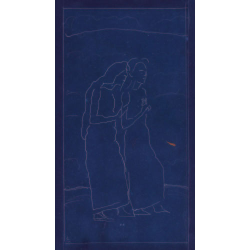 FERDINAND HODLER : Studie zu 'Eurhythmie mit weiblichen Figuren' (DOBIASCHOFSKY AUKTIONEN AG)