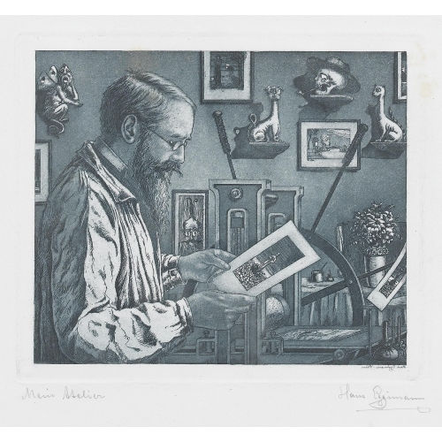 HANS EGGIMANN : 'Mein Atelier' (DOBIASCHOFSKY AUKTIONEN AG)