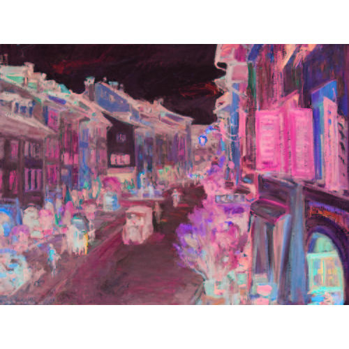 ALFRED MARXER : Hauptgasse in Murten (DOBIASCHOFSKY AUKTIONEN AG)