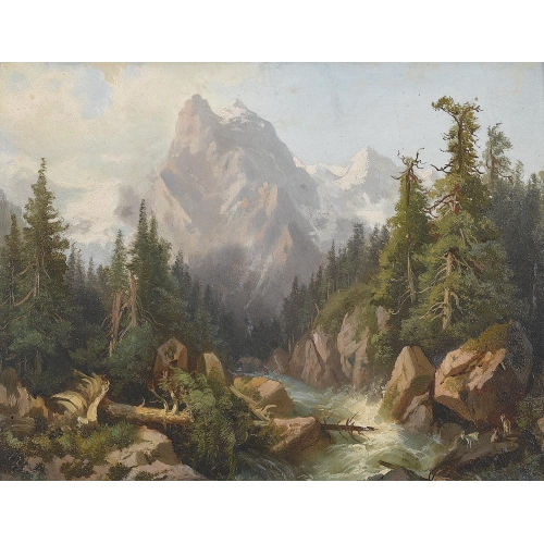 KARL FUCHS : 'Well- und Wetterhorn' (DOBIASCHOFSKY AUKTIONEN AG)