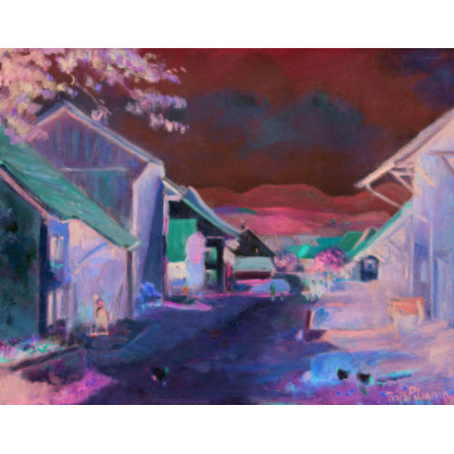 FRITZ P�MPIN : 'Dorfgasse in Wittinsburg' (DOBIASCHOFSKY AUKTIONEN AG)