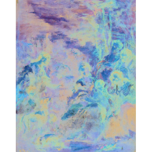 NARCISSE VIRGILE DIAZ DE LA PE�A : Groupe de cinq femmes avec enfant et chiens (DOBIASCHOFSKY AUKTIONEN AG)