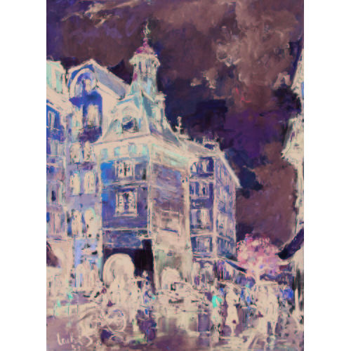 SERGIO CECCHI : La place du Molard � Gen�ve (DOBIASCHOFSKY AUKTIONEN AG)
