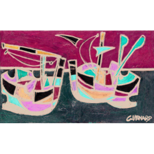 CLAUDE VENARD : 'Les barques' (DOBIASCHOFSKY AUKTIONEN AG)